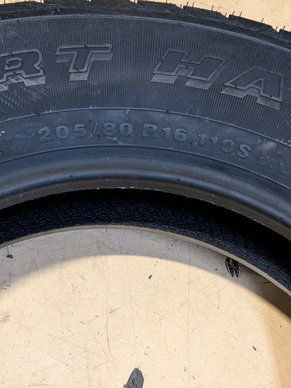 2 ACHILLES DESERT HAWK A/T BSW P 205 80 16 110S SL ALL TERRAIN TIRES MAI208016