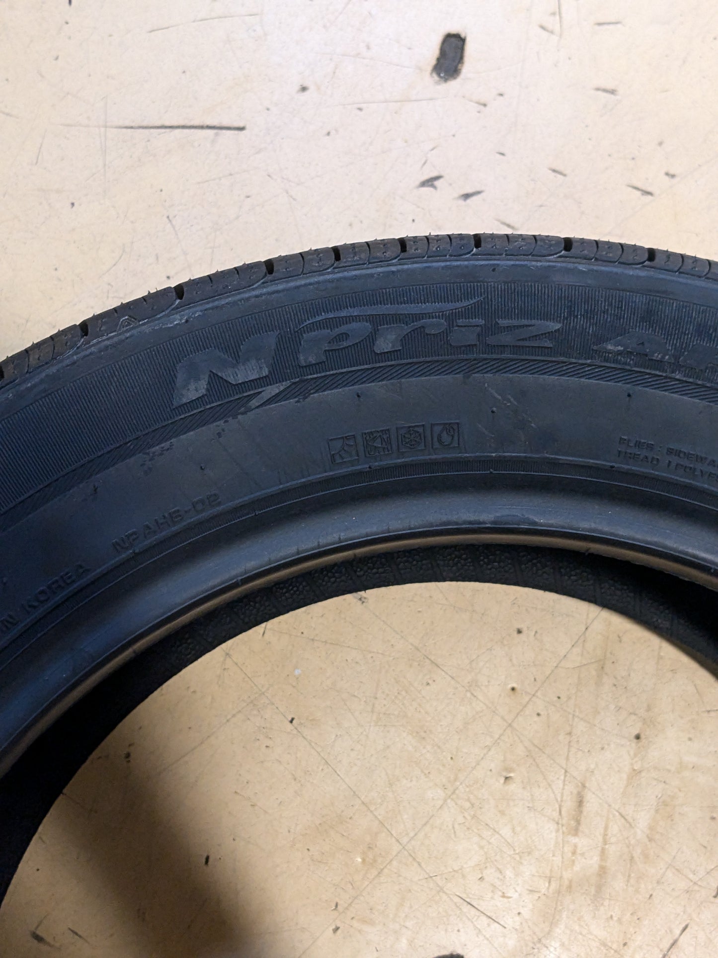 2 NEXEN N'PRIZ AH8 225 50 16 92H ALL SEASON TIRE 15352NXK