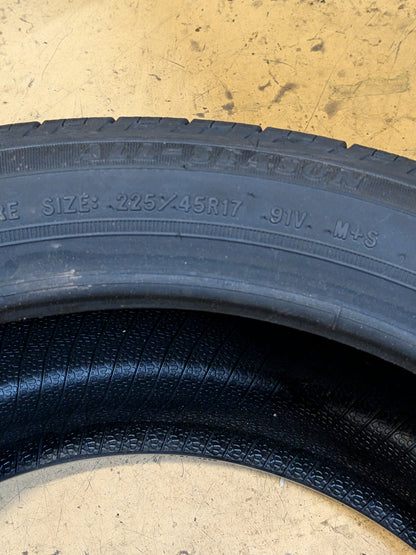 4 GOODYEAR RELIANT 225 45 17 91V ALL SEASON 682041597