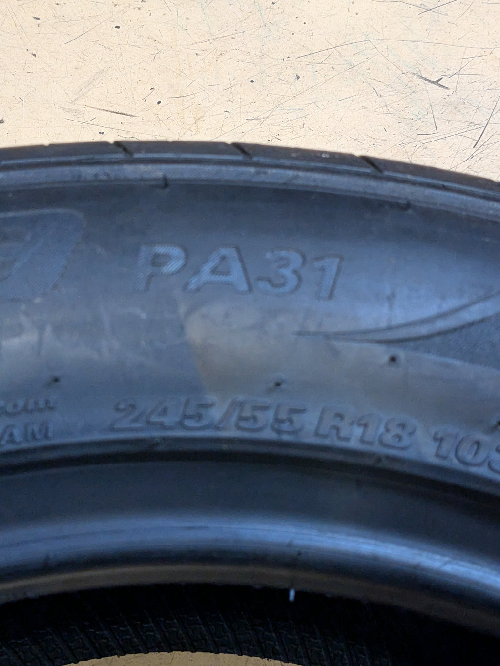 KUMHO ECSTA PA31 P 245 55 18 103V SL ALL SEASON TIRES 2169963