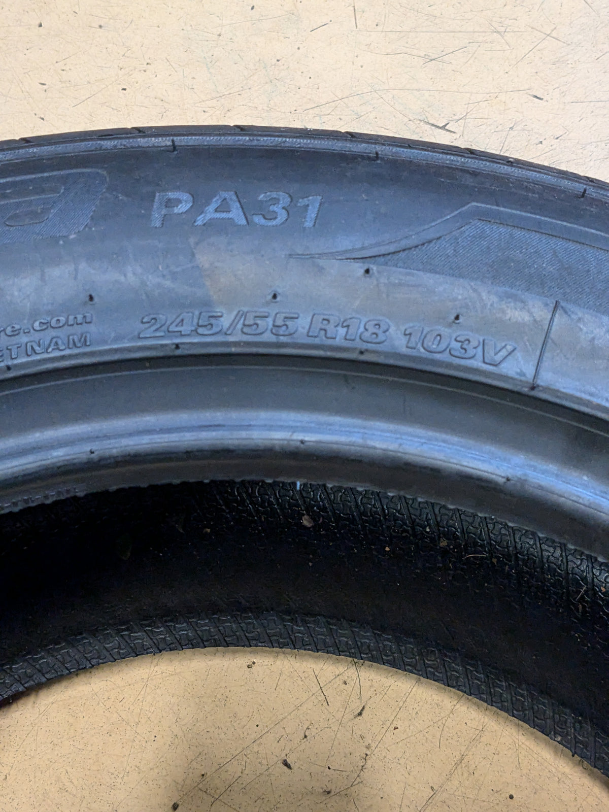 KUMHO ECSTA PA31 P 245 55 18 103V SL ALL SEASON TIRES 2169963