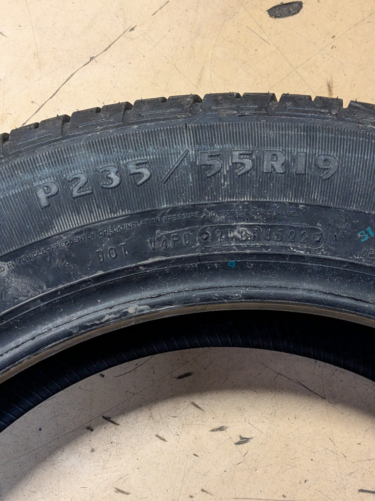 GOODYEAR EAGLE RS-A BSW P 235 55 19 101H ALL SEASON TIRE 732770500