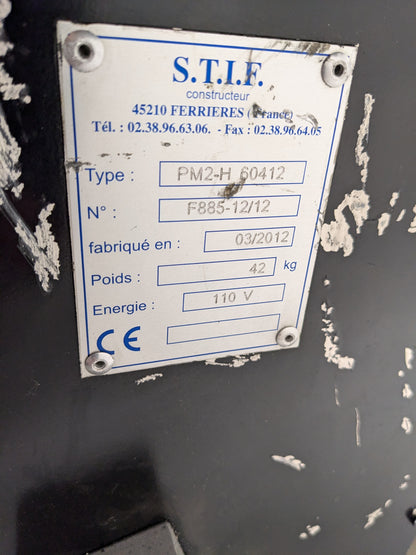 S.T.I.F. HOTSTAMP MACHINE 110V F885-12/12