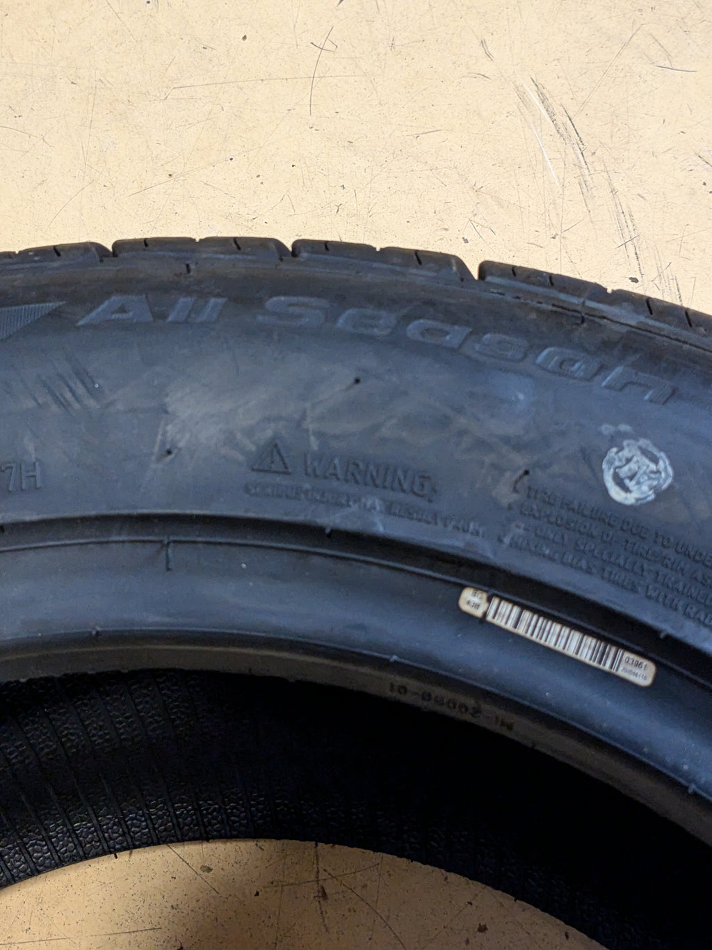 2 BFGOODRICH ADVANTAGE CONTROL BSW LT 225 55 17 97H ALL SEASON TIRES 63154