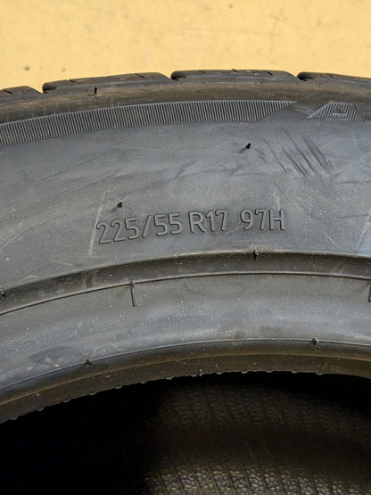 2 BFGOODRICH ADVANTAGE CONTROL BSW LT 225 55 17 97H ALL SEASON TIRES 63154