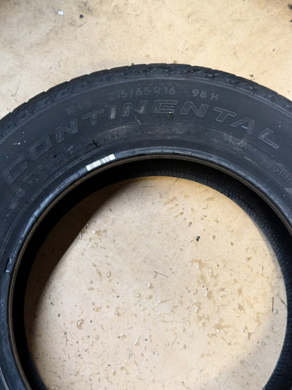 2 CONTINENTAL CROSS CONTACT LX SPORT 215 65 16 98H ALL SEASON TIRES 15507960000