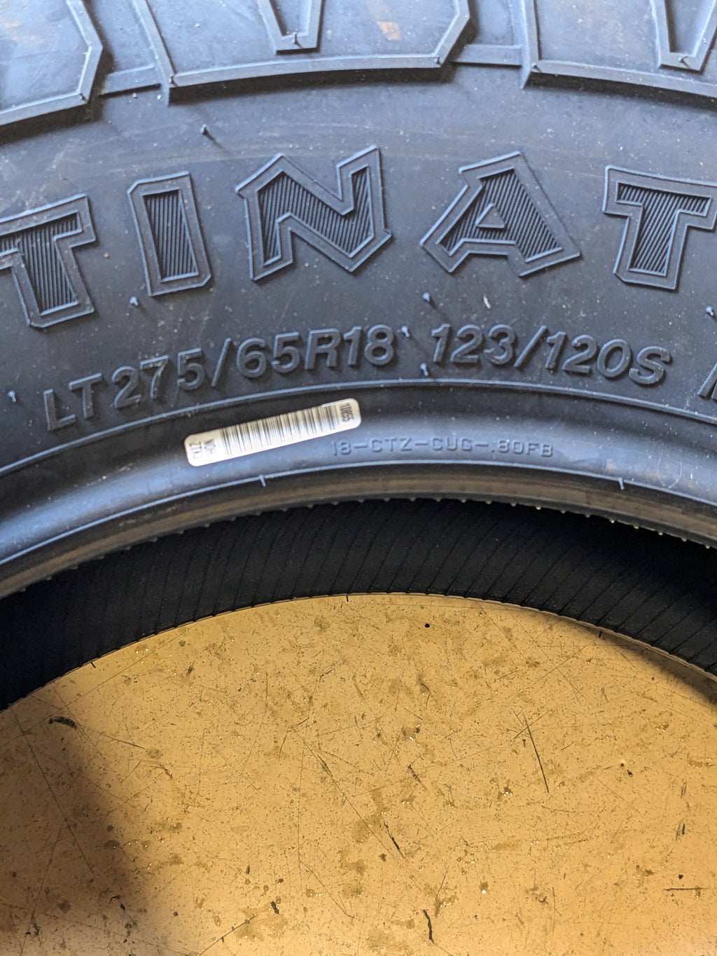 FIRESTONE DESTINATION X/T RWL LT 275 65 18 123/120S RUGGED TERRAIN TIRE 004380