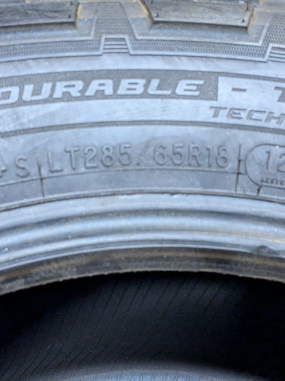 COOPER DISCOVERER AT3 XLT WL LT 285 65 18 125/122S LRE 10PLY ALL TERRAIN TIRE 90000032603