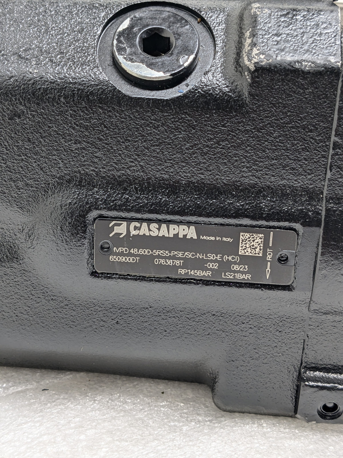 CASAPPA HYDRAULIC PUMP MVPD 48.60D-5RS5-PSE/SC-N-LS0-E