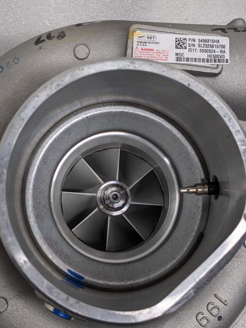 HOLSET TURBOCHARGER 5456815HX