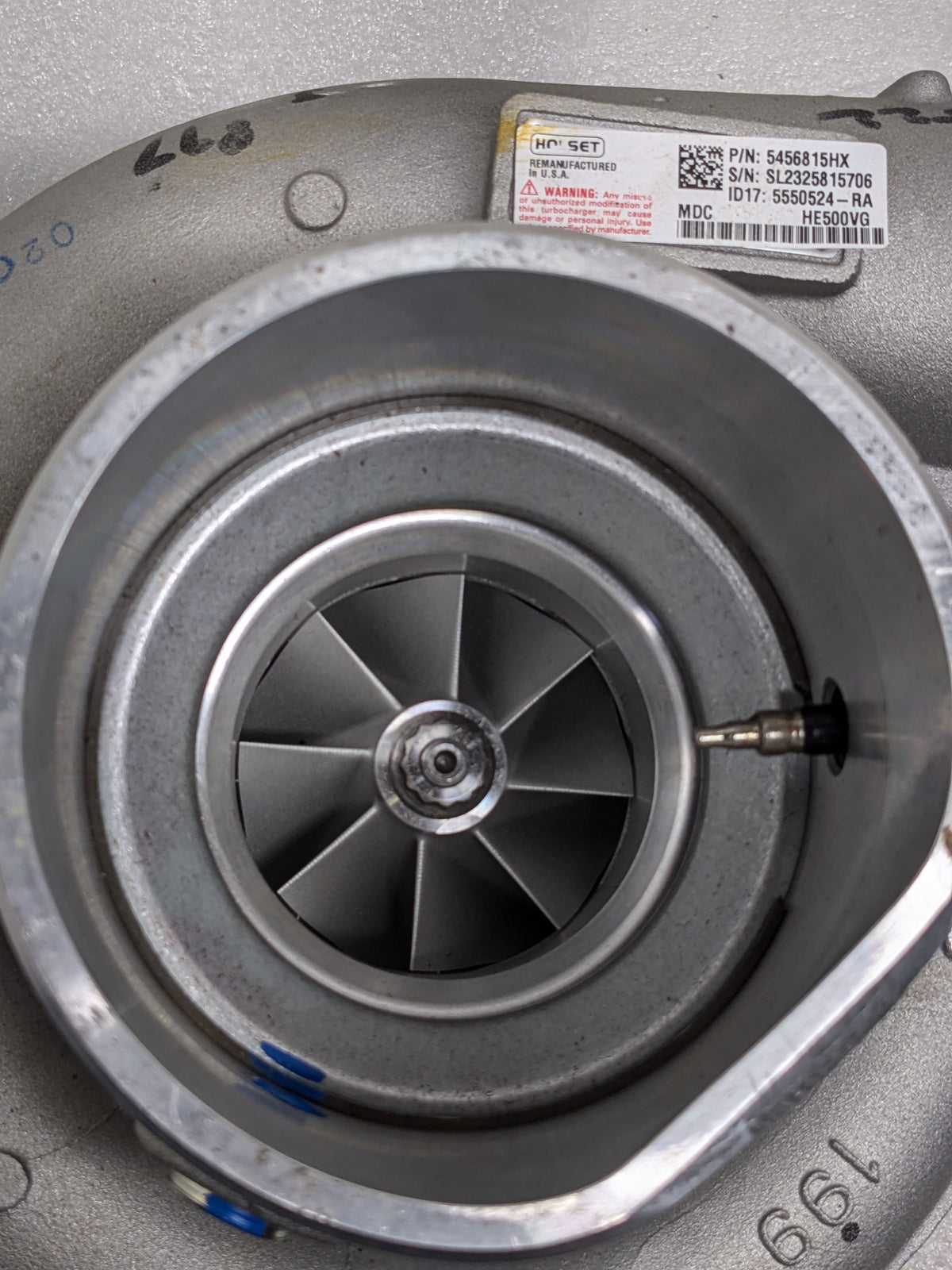 HOLSET TURBOCHARGER 5456815HX