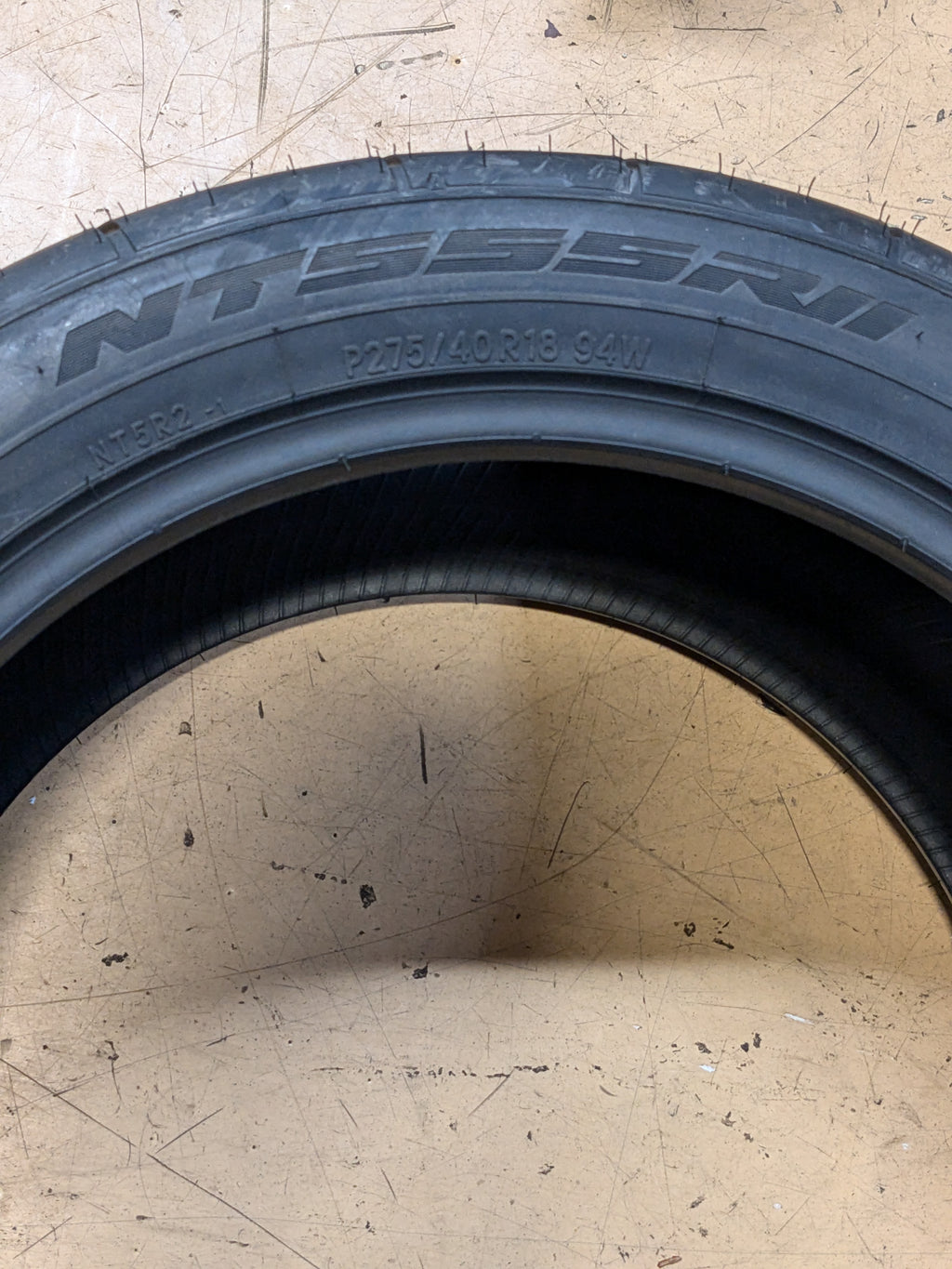 2 NITTO NT555RII P 275 40 18 94W COMPETITION PASSENGER TIRE 108680