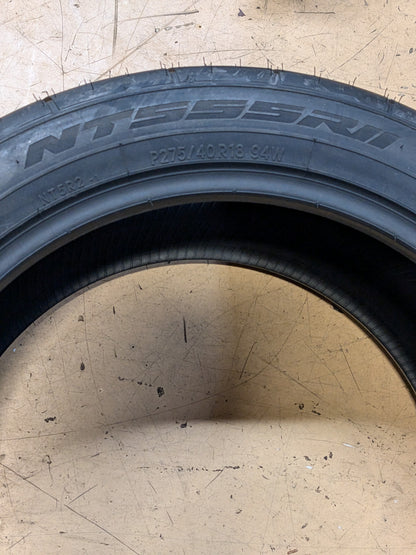 2 NITTO NT555RII P 275 40 18 94W COMPETITION PASSENGER TIRE 108680