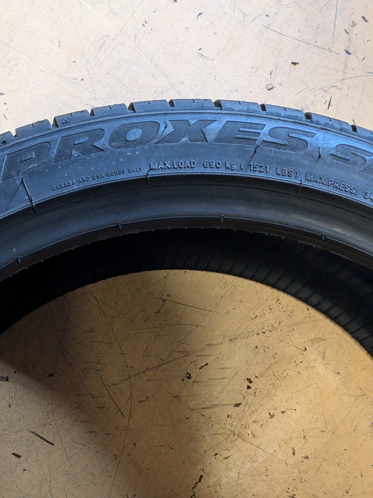 TOYO PROXES SPORT A/S 235 40 18 95Y 214590 UHP ALL SEASON PASSENGER TIRE