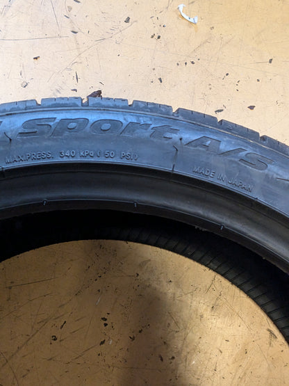 TOYO PROXES SPORT A/S 235 40 18 95Y 214590 UHP ALL SEASON PASSENGER TIRE