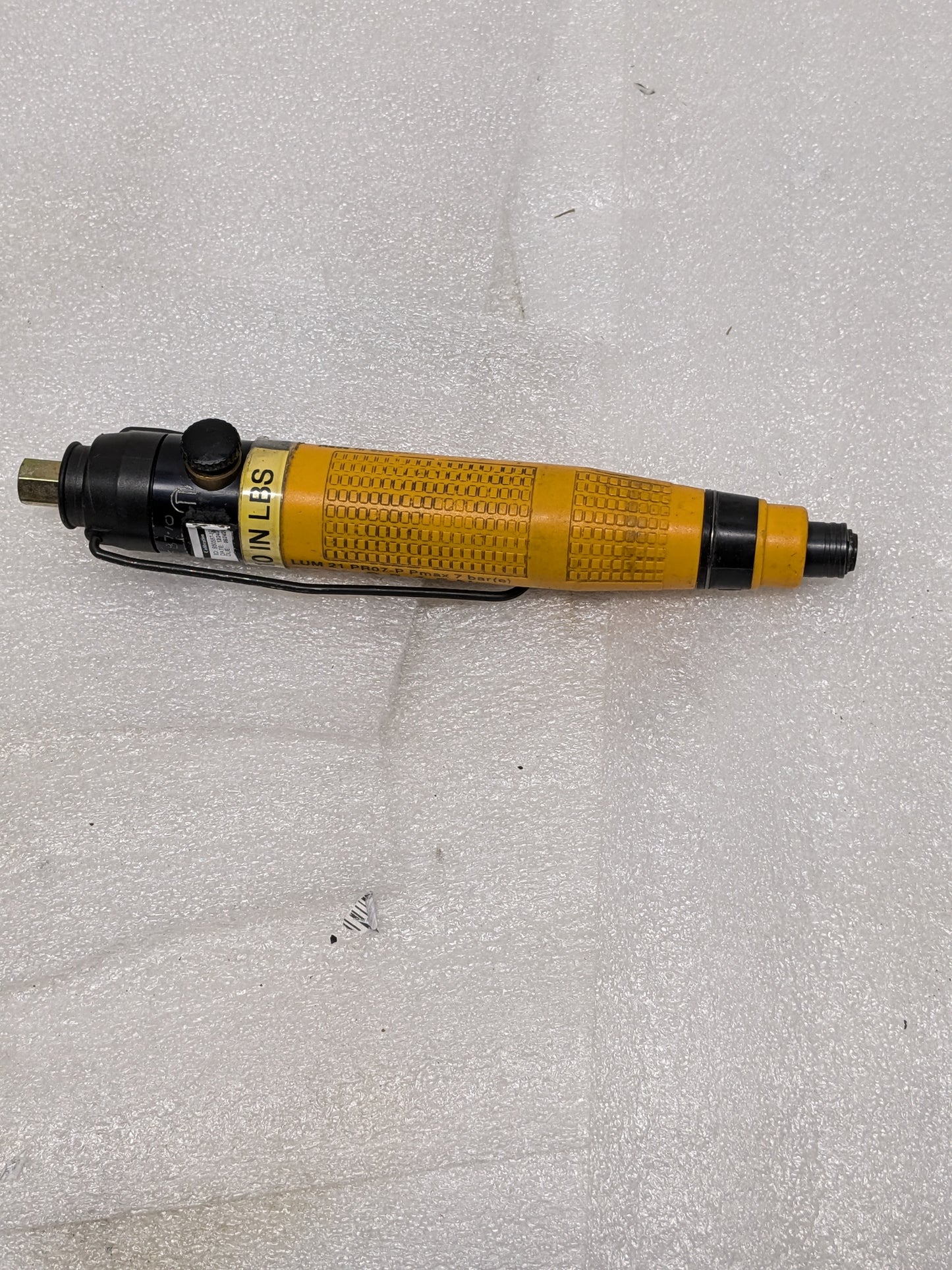 ATLAS COPCO LUM 21 PR07-P PNEUMATIC SCREWDRIVER