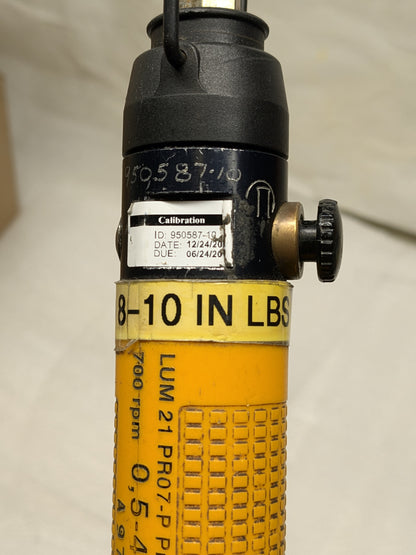 ATLAS COPCO LUM 21 PR07-P PNEUMATIC SCREWDRIVER