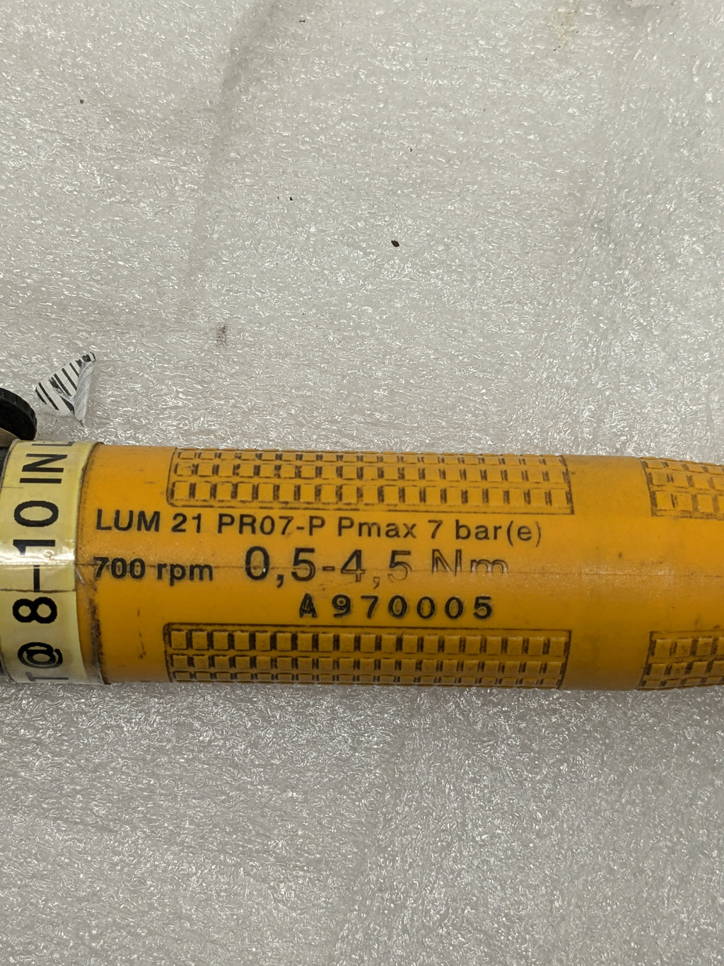 ATLAS COPCO LUM 21 PR07-P PNEUMATIC SCREWDRIVER
