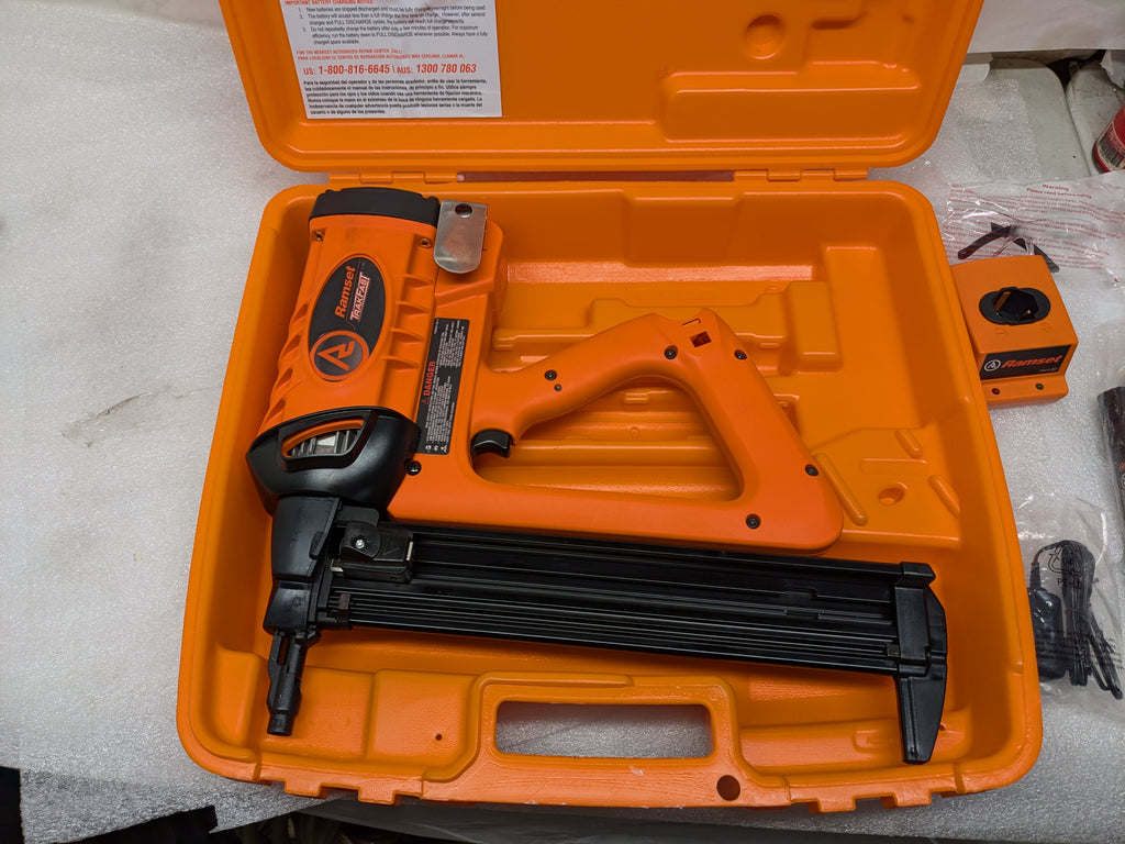 RAMSET TF1200 TRAKFAST GAS ACTUATED FASTENER TOOL FOR METAL FRAMING