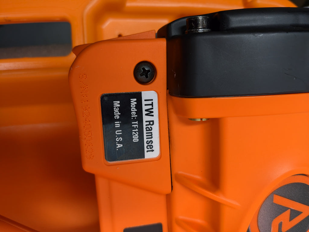 RAMSET TF1200 TRAKFAST GAS ACTUATED FASTENER TOOL FOR METAL FRAMING