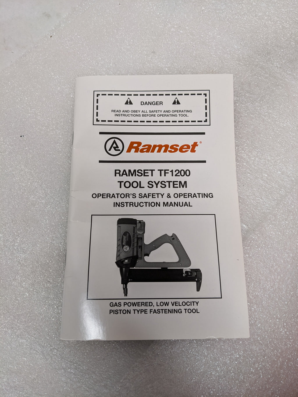RAMSET TF1200 TRAKFAST GAS ACTUATED FASTENER TOOL FOR METAL FRAMING