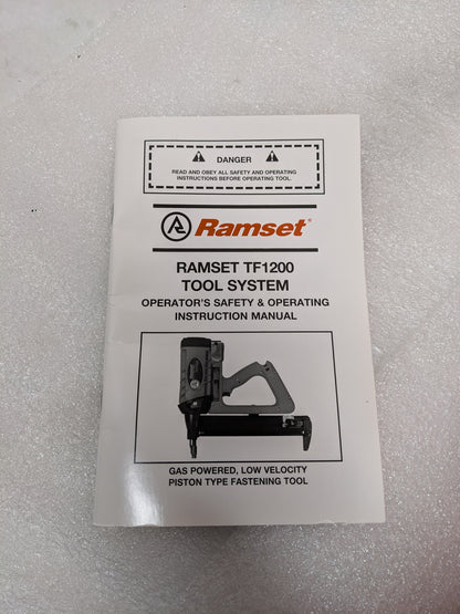 RAMSET TF1200 TRAKFAST GAS ACTUATED FASTENER TOOL FOR METAL FRAMING
