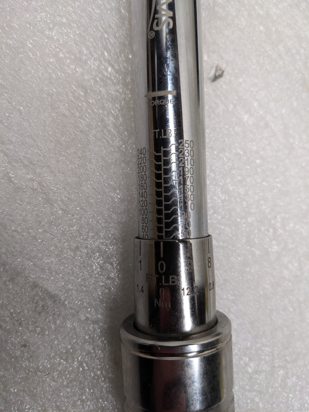 WILLIAMS 2503MFRMHW TORQUE WRENCH 1/2 HEX DRIVE