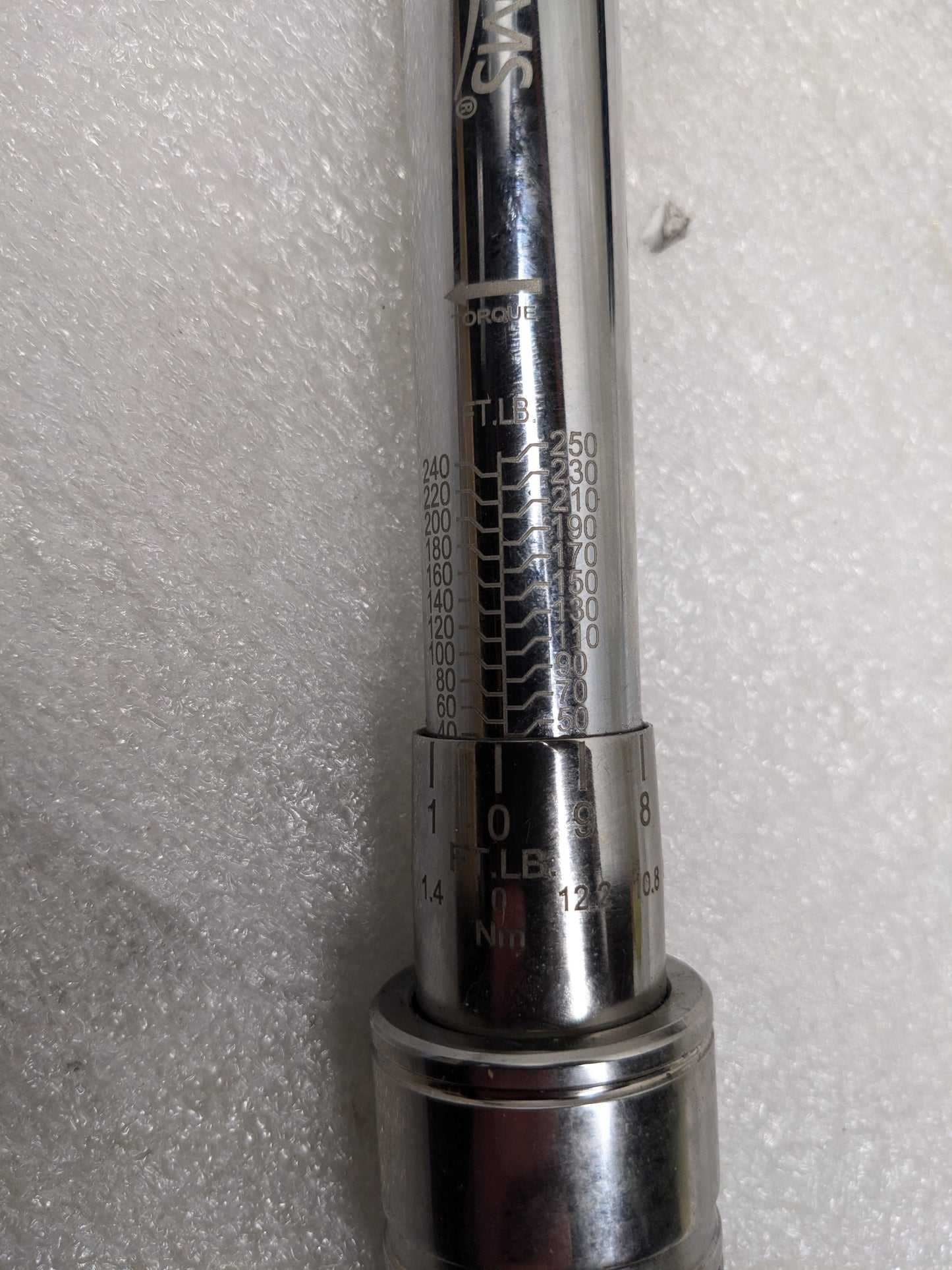 WILLIAMS 2503MFRMHW TORQUE WRENCH 1/2 HEX DRIVE
