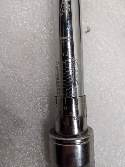 WILLIAMS 2503MFRMHW TORQUE WRENCH 1/2 HEX DRIVE