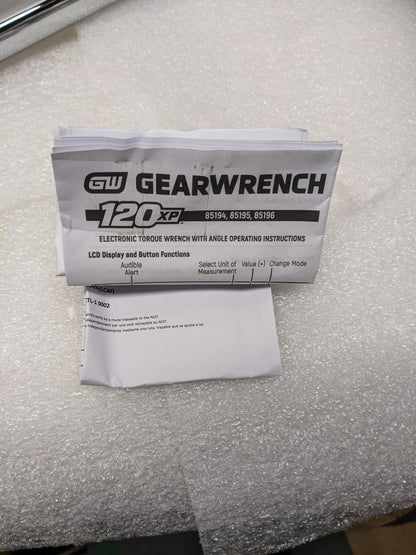 Gearwrench 1/2" 120XP Flex Head Electronic Torque Wrench with Angle 85196