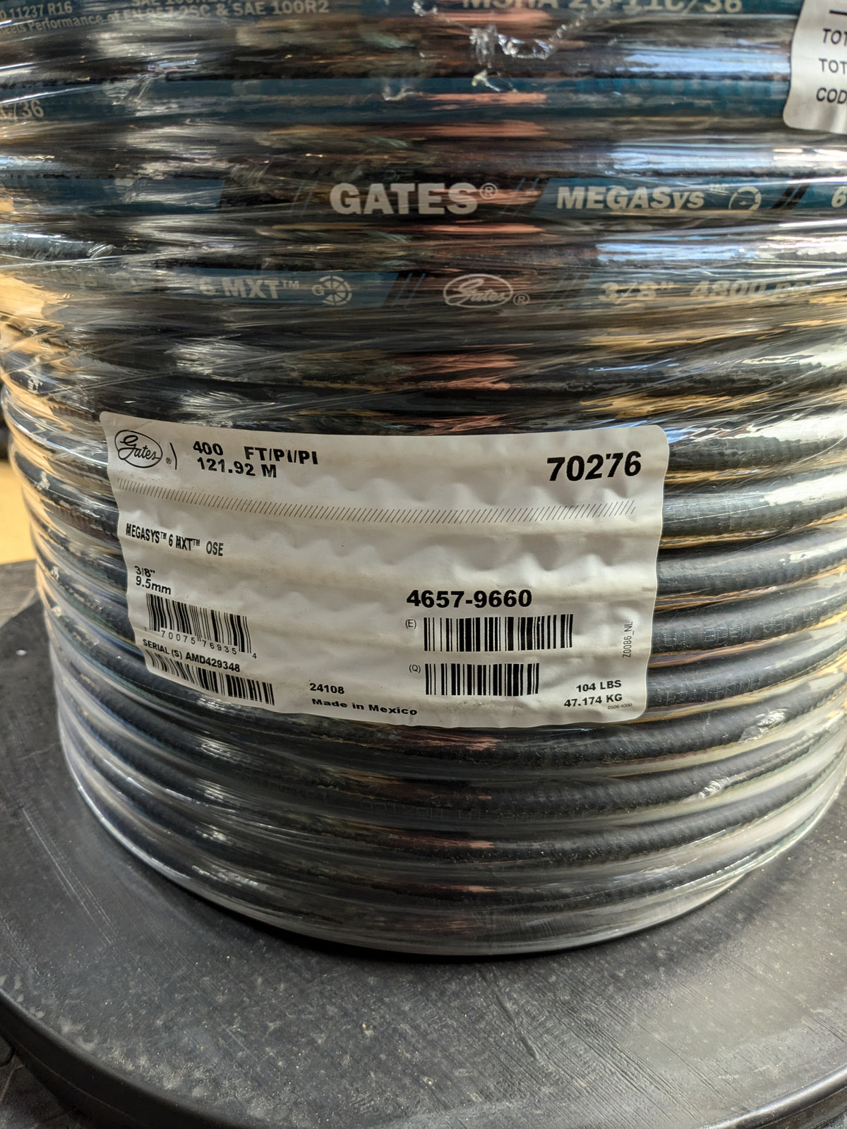 Hydraulic Hose - 6MXTXREEL - MXT MegaSys Wire Braid Hose - SAE 100R16 46579660
