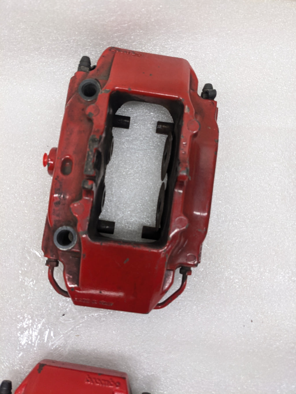 PORSCHE 2001 BOXSTER S RED BREMBO CALIPERS AND BRAKE PADS