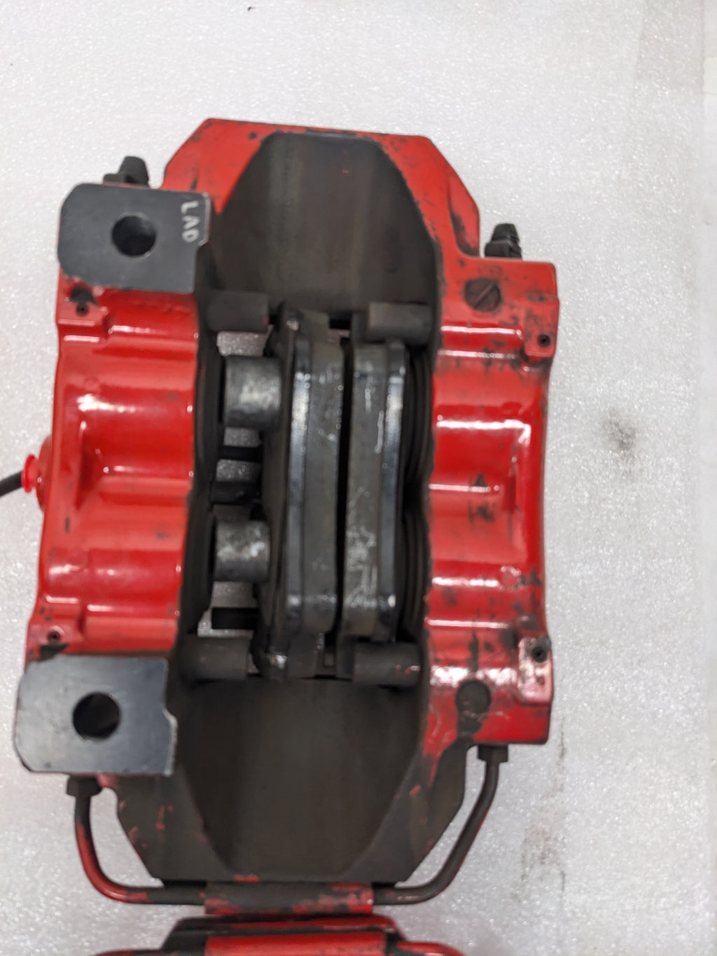 PORSCHE 2001 BOXSTER S RED BREMBO CALIPERS AND BRAKE PADS