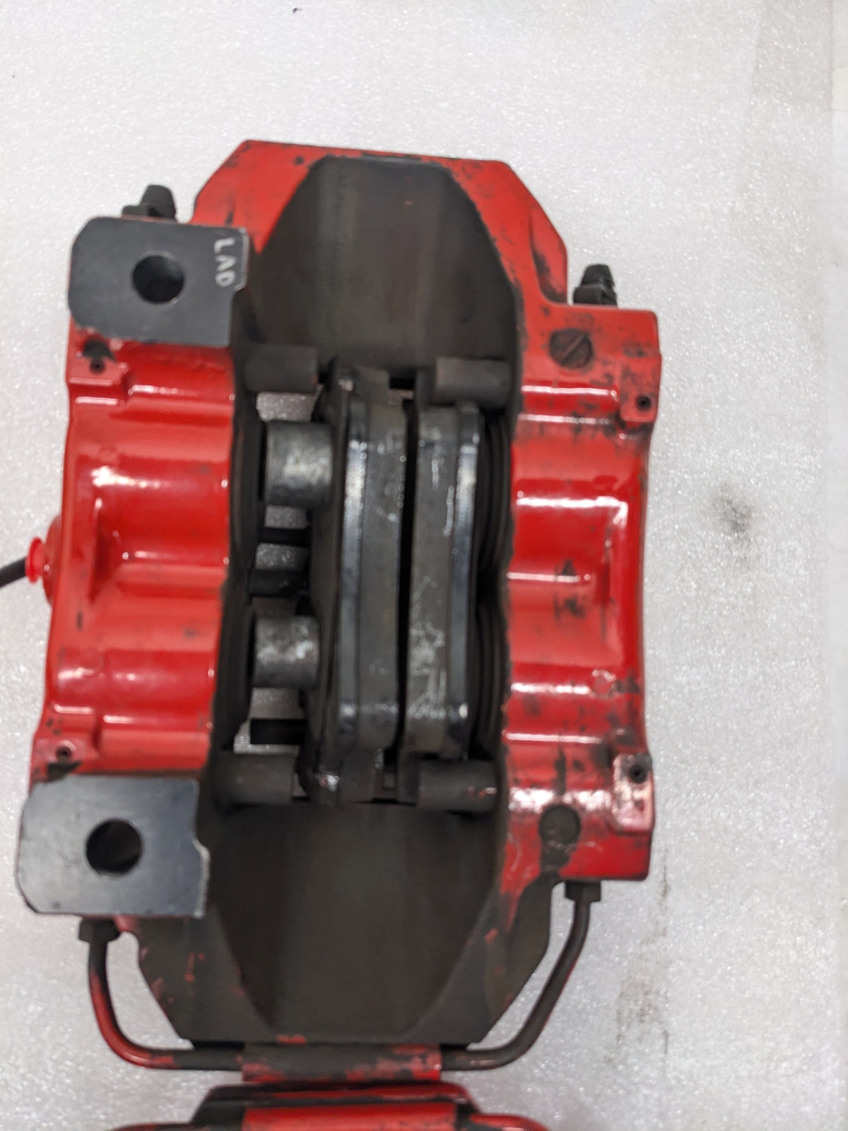 PORSCHE 2001 BOXSTER S RED BREMBO CALIPERS AND BRAKE PADS