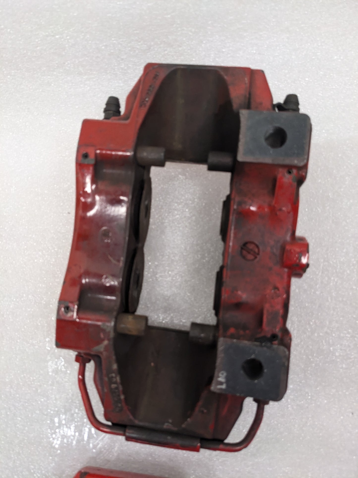PORSCHE 2001 BOXSTER S RED BREMBO CALIPERS AND BRAKE PADS