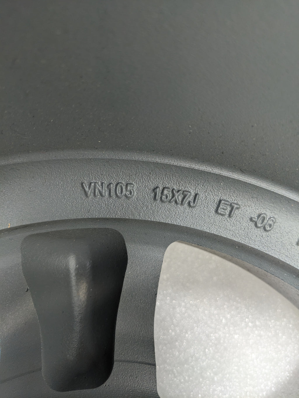 AMERICAN RACING VN105 TORQ THRUST D 15X7 5X114.3 -6ET 83.06 SATIN BLACK MACHINED LIP WHEEL