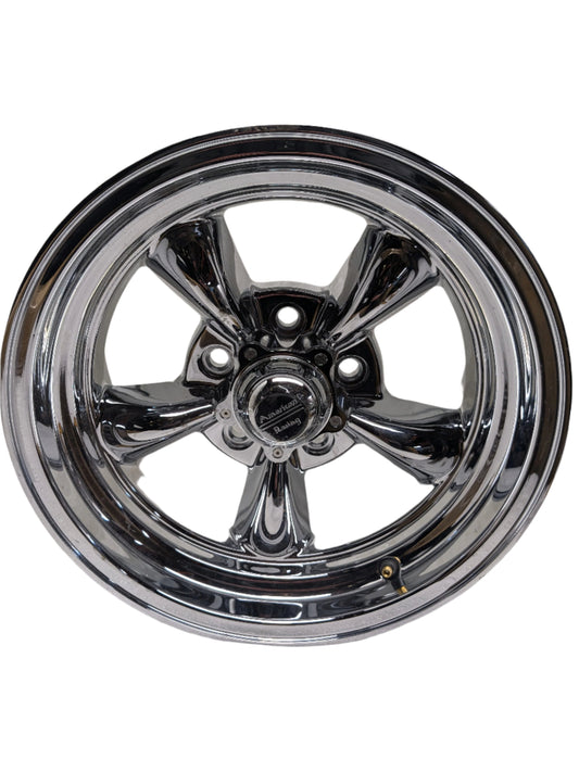 AMERICAN RACING VN615 TORQ THRUST II 1 PC 15X7 5X120.7 -6ET 83.06 CHROME WHEEL