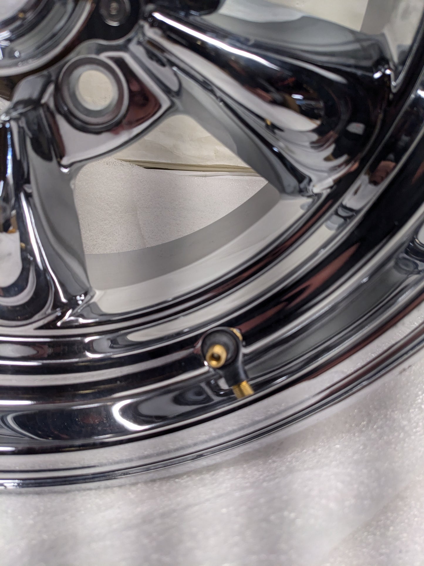 AMERICAN RACING VN615 TORQ THRUST II 1 PC 15X7 5X120.7 -6ET 83.06 CHROME WHEEL