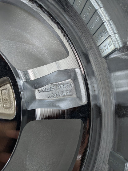 AMERICAN RACING VN615 TORQ THRUST II 1 PC 15X7 5X120.7 -6ET 83.06 CHROME WHEEL