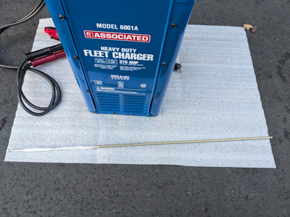 6001A 6/12V 100/75 AMP CONTINUOUS CHARGE 375 AMP CRANK ASSIST CHARGER W/WHEELS