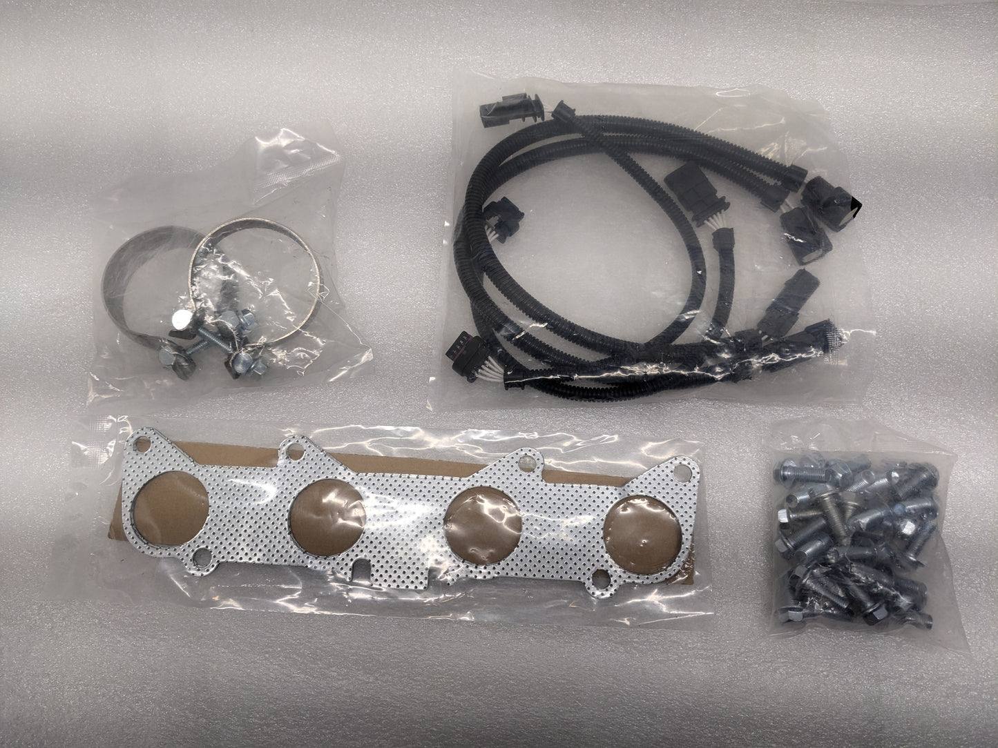 STAINLESS STEEL LONGTUBE HEADERS EXHAUST AND DOWNPIPES SET FOR MUSTANG