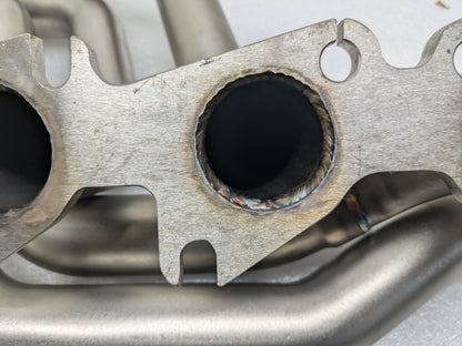 STAINLESS STEEL LONGTUBE HEADERS EXHAUST AND DOWNPIPES SET FOR MUSTANG