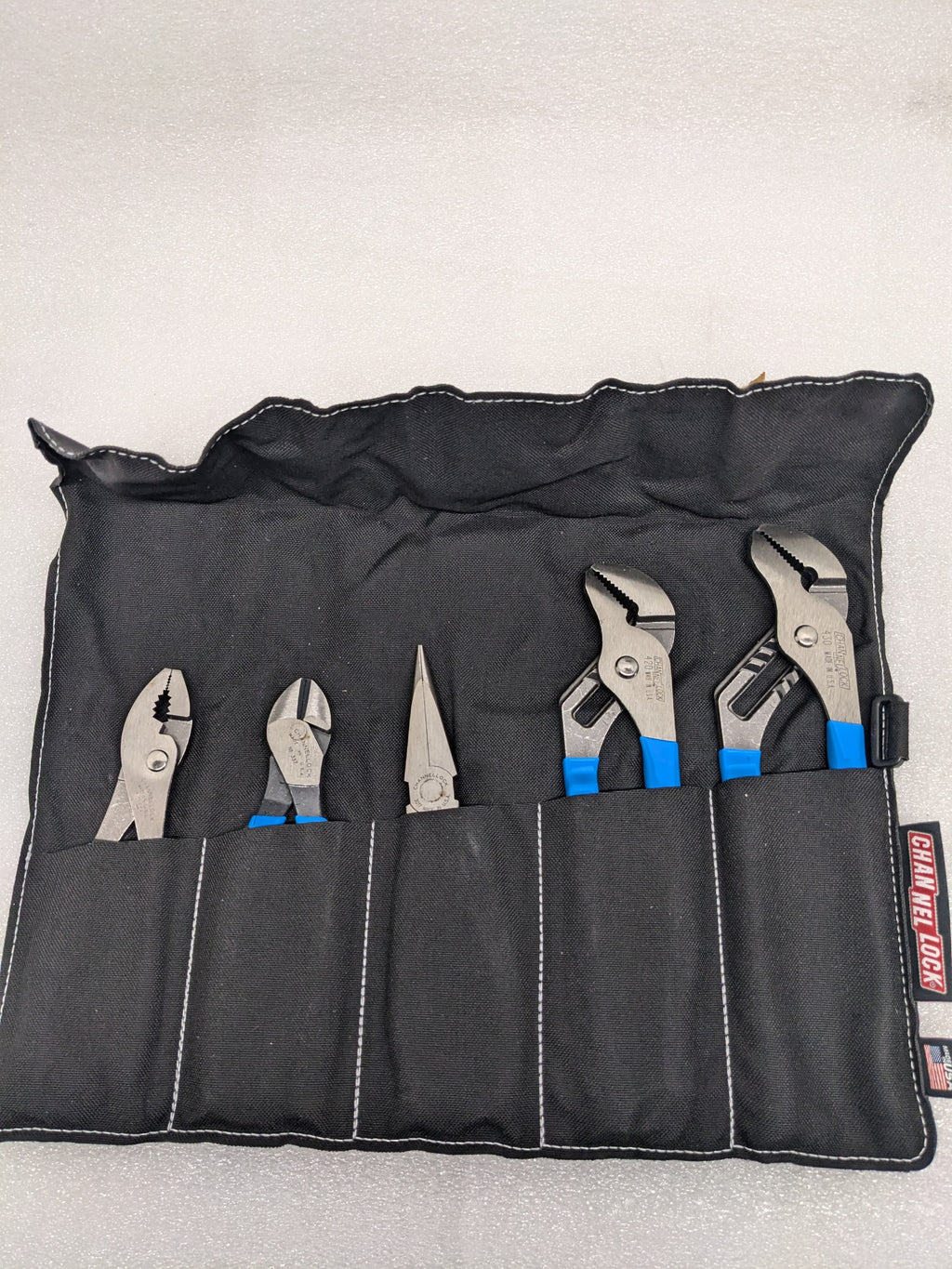 CHANNELLOCK TOOL ROLL-3 5 PIECE PLIERS SET