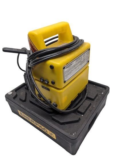 ENERPAC PUJ1401B ECONOMY ELECTRIC HYDRAULIC PUMP 4/3 MANUAL VALVE