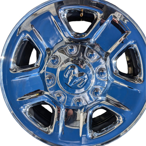 (KSL ONLY) 4 DODGE 2015 RAM 2500 OEM 18" INCH WHEEL RIM STEEL/CHROME