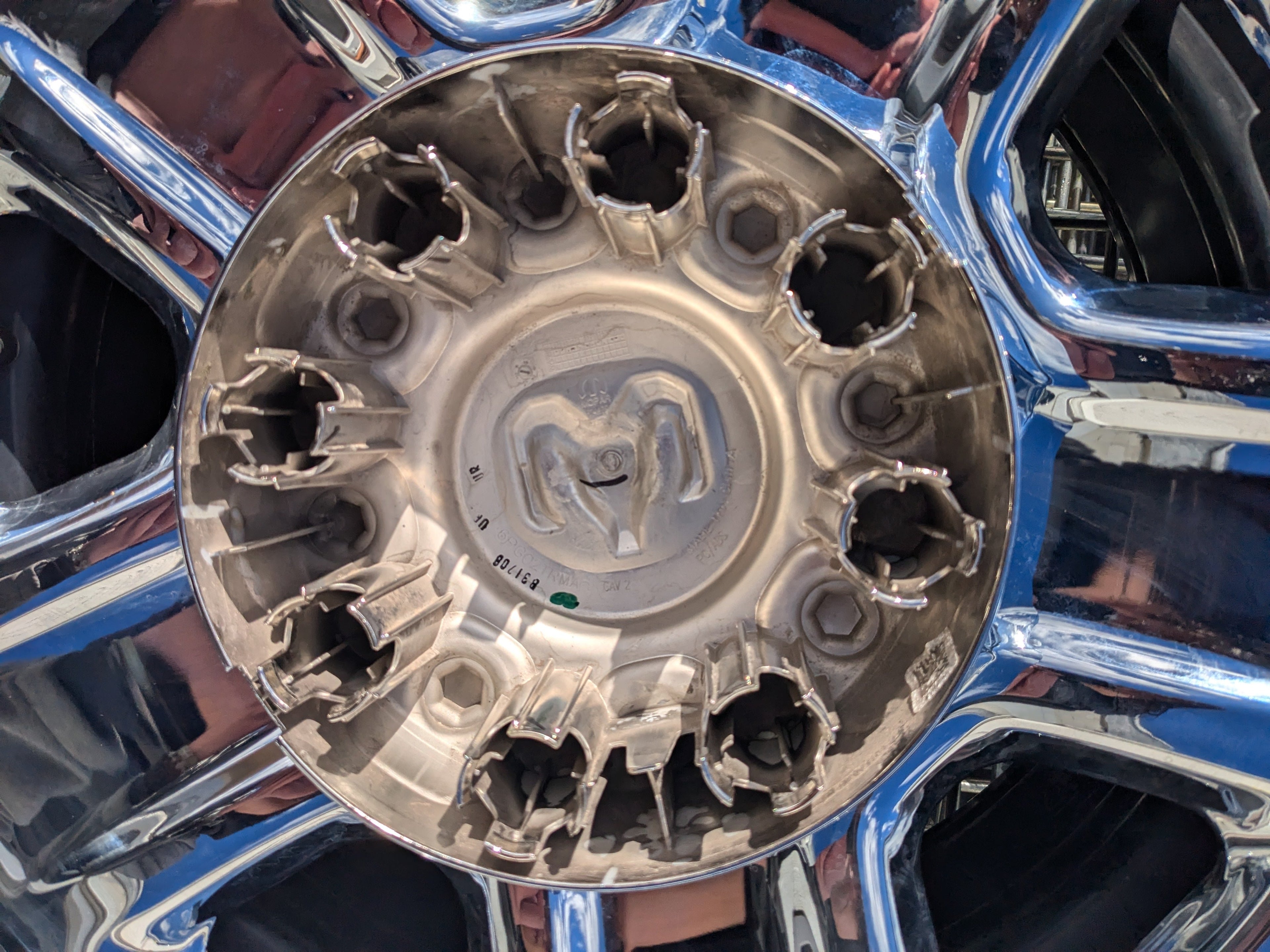 (KSL ONLY) 4 DODGE 2015 RAM 2500 OEM 18" INCH WHEEL RIM STEEL/CHROME