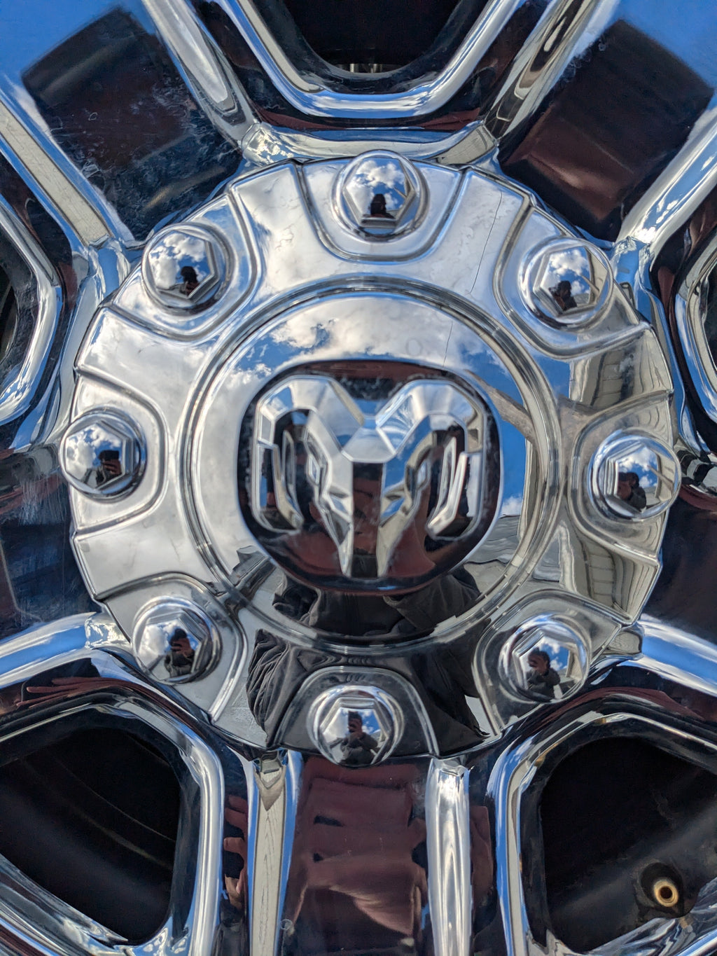 (KSL ONLY) 4 DODGE 2015 RAM 2500 OEM 18" INCH WHEEL RIM STEEL/CHROME