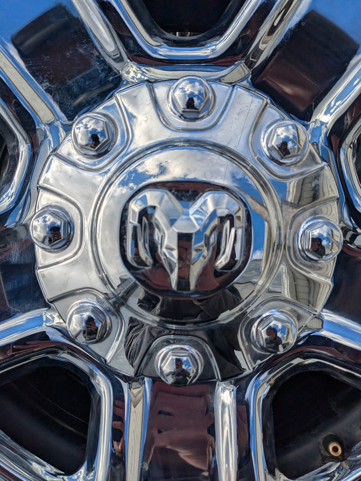 (KSL ONLY) 4 DODGE 2015 RAM 2500 OEM 18" INCH WHEEL RIM STEEL/CHROME
