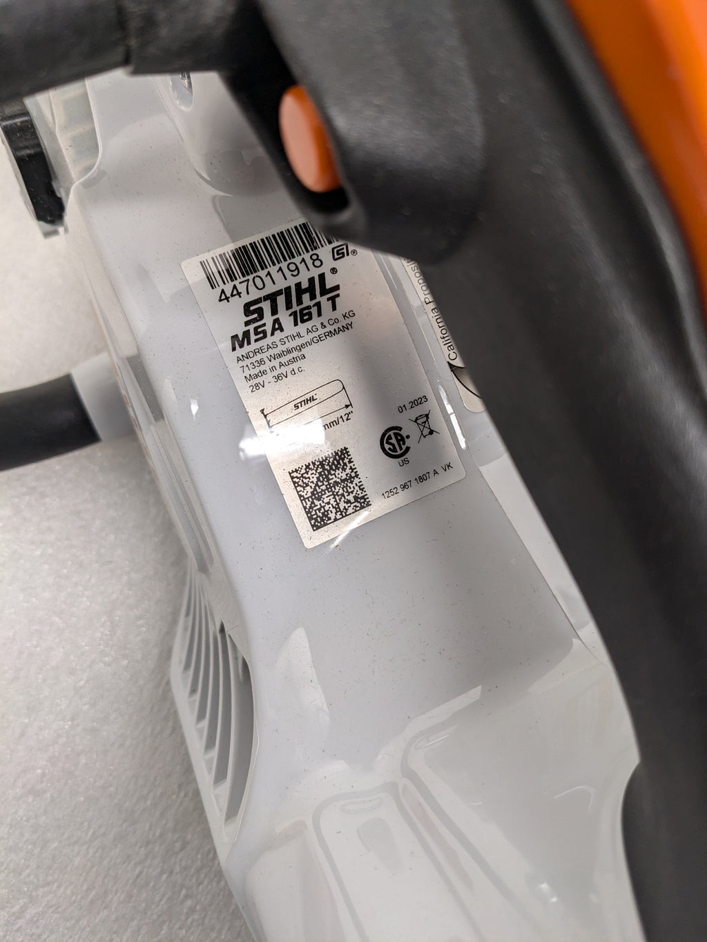 STIHL MSA 161 T CHAINSAW (TOOL ONLY)