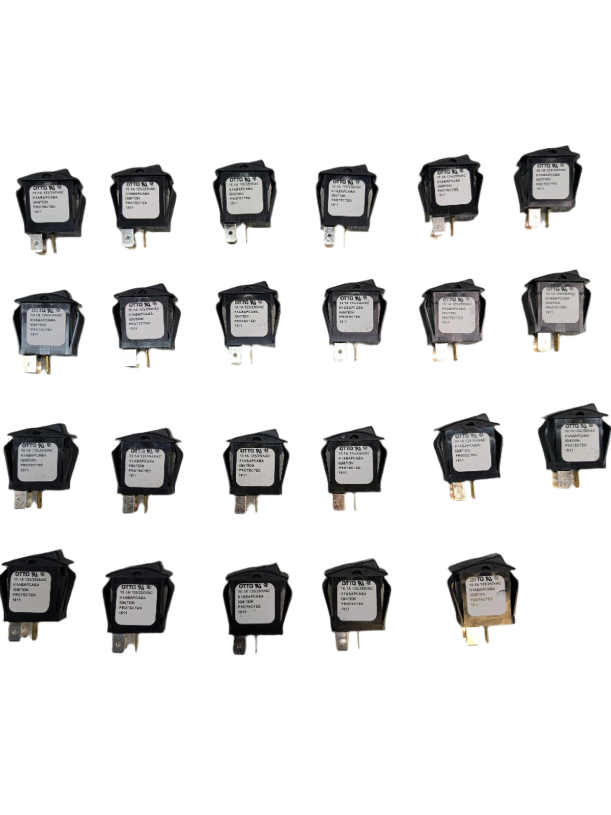 23 OTTO K1ABAPCABA ILLUMINATED ROCKER SWITCH GREEN INDICATOR
